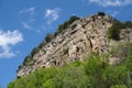 Maiden Rock, a bluff rock formation in Wisconsin along the Mississippi River and Lake Pepin