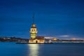 Maiden`s Tower & Blue Hour