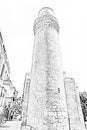 Maidens Tower. Fortress of the Old Sity Baku. Historical core of Azerbaijan Baku Royalty Free Stock Photo