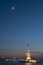 The Maiden's Tower (Kiz Kulesi) Istanbul, Turkey Royalty Free Stock Photo