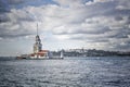 Maiden Tower in Bosphorus, Istanbul in Turkey