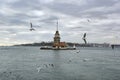 Maidens Tower in Istanbul Royalty Free Stock Photo