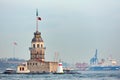 The Maidens Tower. Istanbul, Turkey Royalty Free Stock Photo
