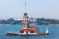 Maidens Tower in Istanbul of Turkey.