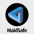 MaidSafe MAID decentralized blockchain criptocurrency network vector logo