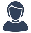 Maidservant Vector Icon which can easily modify or edit