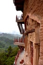 Maijishan Grottoes National Park, Tianshui, China Royalty Free Stock Photo