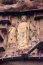 Maijishan Grottoes National Park, Tianshui, China Royalty Free Stock Photo