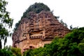 Maijishan Grottoes National Park, Tianshui, China Royalty Free Stock Photo