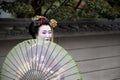 Maiko couple walking in Kyoto, Japan