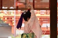 Maiko girl dancing, Kyoto Japan