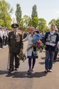 The celebration of Victory Day in Maykop, and festive festivities , concert programs and the Immortal Regiment in honor of the Vic