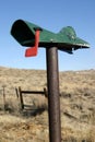 Mail Box Thrashed Royalty Free Stock Photo