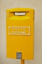 Mail Box of the Vatican postal service Royalty Free Stock Photo