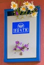 Mail box, the village of Romanovo, Russia Royalty Free Stock Photo