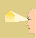 Mail concept - secrecy of correspondence Royalty Free Stock Photo