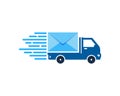 Mail Delivery Logo Icon Design Royalty Free Stock Photo