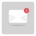 Mail or E-mail icon.