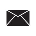 Mail envelope icon, vector illustration Royalty Free Stock Photo