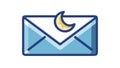 Mail with Heart Icon, Love Message, Vector Design Generative AI Royalty Free Stock Photo