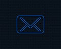 Mail Icon. Envelope Symbol. Message Sign.