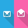 Mail icon great for any use. Vector EPS10. Royalty Free Stock Photo
