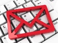 Mail icon on keyboard Royalty Free Stock Photo