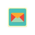 mail icon. Vector illustration decorative design Royalty Free Stock Photo