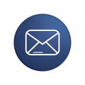 mail icon. Vector illustration decorative design Royalty Free Stock Photo