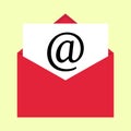 mail icon vector sign symbol isolated. Vector illustration Royalty Free Stock Photo