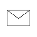Mail icon vector for web, computer and mobile app Royalty Free Stock Photo