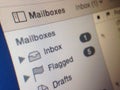 Mail inbox Royalty Free Stock Photo