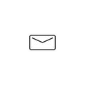 Mail line icon vector design Royalty Free Stock Photo