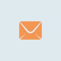 Mail mesage icon. vector flat simple symbol