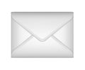 Mail and post - White sealed envelope Royalty Free Stock Photo