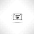 Mail sign. E-mail icon. Email letter symbol. Business post