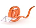 Mail symbol which envelope Royalty Free Stock Photo