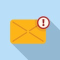 Mail target icon flat vector. Hunter group