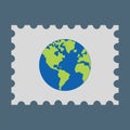 mail to world on grey