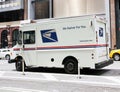 Mail truck.