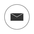 mail vector web icon Royalty Free Stock Photo