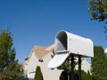 Mailbox with blue sky Royalty Free Stock Photo
