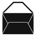 Mailbox envelope icon simple vector. Mail paper