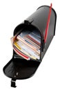 Mailbox full of mail Royalty Free Stock Photo