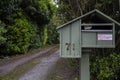 Mailbox on garden