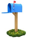 Mailbox on the grass