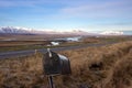 Mailbox and an icelandic nature, Iceland Royalty Free Stock Photo