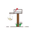 Mailbox illustration