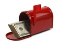 Mailbox Money Royalty Free Stock Photo