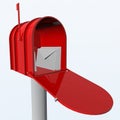 Mailbox for post mail delivery vintage Royalty Free Stock Photo